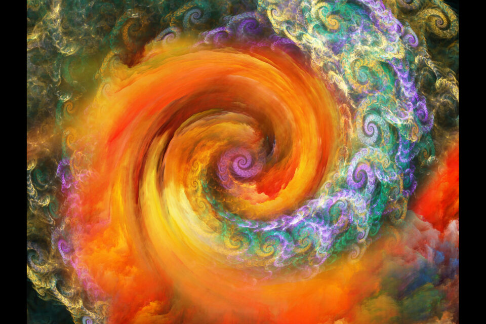 So wie sich die Spirale über lange Zeiträume hinweg nach innen gewunden hat, so wird sich auch ihre Ausdehnung über lange Zeiträume hinweg nach außen winden.